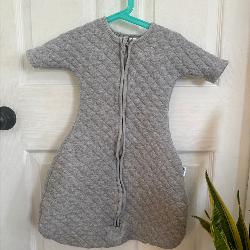 Halo Gray Quilted Sleep Sack Pajamas